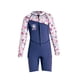 thumbnail image 4 of Traje de neopreno para niños, traje térmico de manga larga, trajes de baño de buceo cálidos para Azul L, 4 of 8