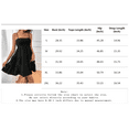 thumbnail image 5 of MORTTIC Women's Spaghetti Strap Sleeveless Smocked A-Line Swing Mini Dress, Elegant Casual Summer Dress, XL, 5 of 5