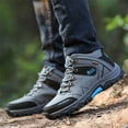 thumbnail image 4 of YOURDIARY Mens Hiking Boots Water Resistant Anti-Slip Outdoor Trekking Camping Shoes with Ankle Support, 4 of 7
