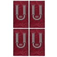thumbnail image 5 of EidMubarakPrayerBlanket-LightweightPortableWaterproofPU-4Colors-4Pcs-HomeOfficeTravel(Red), 5 of 5