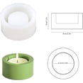 thumbnail image 5 of Moldes de velas de lágrima de estilo vintage para hacer velas de bricolaje, kit de fabricación de velas de silicona 3D, para hacer velas de bricolaje JAMW Sencillez, 5 of 5