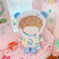 thumbnail image 3 of LUNATIC mini Ropa de peluche adorable accesorios de muñeca suéter decoración del hogar suave pato amarillo muñecas de animales artículos de muñeca regalos de cumpleaños juguetes para niños, 3 of 4