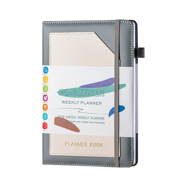 Vaidha Undated Schedule Book Planner Weekly Plan Book A5 Monthly Plan Notebook English Book