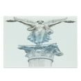 thumbnail image 1 of Retro Cutting Board, Antique Muse Athens Hellenistic Period Mythological Monument Art, Decorative Tempered Glass Cutting and Serving Board, Large Size, Pale Blue Umber, by Ambesonne, 1 of 1