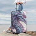 thumbnail image 3 of Lsque Dragon1 Printed Luggage Cover, Travel Luggage Protector,Scratch and Dirt Resistant, Fits 18-32 Inch Luggage - X-Large, 3 of 9