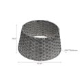 thumbnail image 2 of Christmas Basketweave Tree Collar Gray, 2 of 3