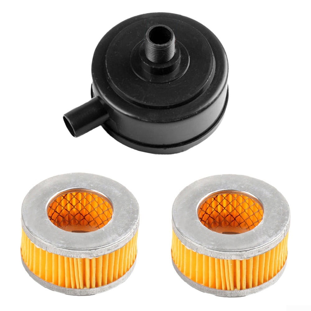 Air Filter Silencer Air Compressor 20mm Male Thread Filter Muffler Element Set