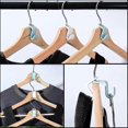 thumbnail image 5 of Clothes Hanger Connector Closet Extender Clips, Wardrobe Hanger Hooks Set Plastic Coat Hangers Connectors Space Saving Hooks(24pcs,white), 5 of 5