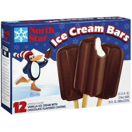 ice cream specialties north star ice cream bars 12 ea northstar ice cream