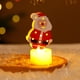 thumbnail image 4 of Christmas Ingenious Personality Candle Light Luminous Santa Claus Snowman LED Ornaments Night Light, 4 of 8