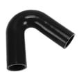 thumbnail image 1 of 1 Pcs 35mm/ 1.38" ID 120mm/4.72" Lenght 135 Degrees Black Car Silicone Hose Coolant Hose Universal, 1 of 7