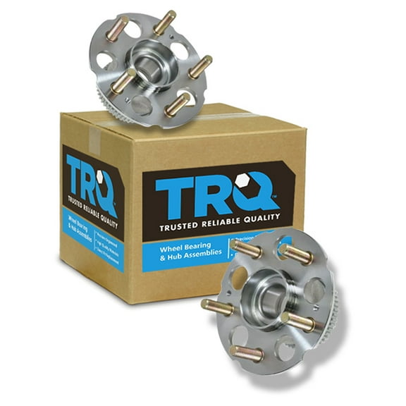 TRQ Rear Wheel Hubs & Bearings Pair Set 5 Lug NEW for 99-04 Honda Odyssey BHA53545