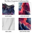 thumbnail image 4 of luoweisi Men's Beach Shorts Quick Dry Swim Trunks with Mesh Lining Galaxy 2XL, 4 of 5
