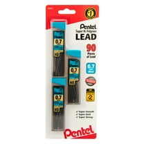 Pentel Super Hi-Polymer Mechanical Pencil Lead Refill (0.7mm) Medium, HB, 30 Pieces per Tube, 3 Tubes per Pack