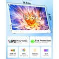 thumbnail image 4 of XGERTGI 15.6 Inch FHD 1080P Portable Monitor with HDR IPS Screen & Dual Speakers, USB-C/HDMI Plug & Play Display for Laptop, Gaming Consoles, White, 4 of 11