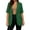 Green, variant on Womens Short Sleeve Blazer Open Front Lightweight Button Casual Work Suit Jacket