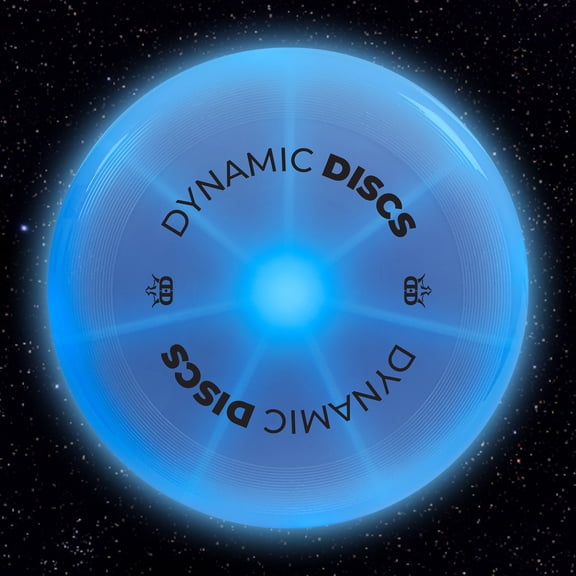 Dynamic Discs Night Glider LED Catch Flying Disc (Blue)