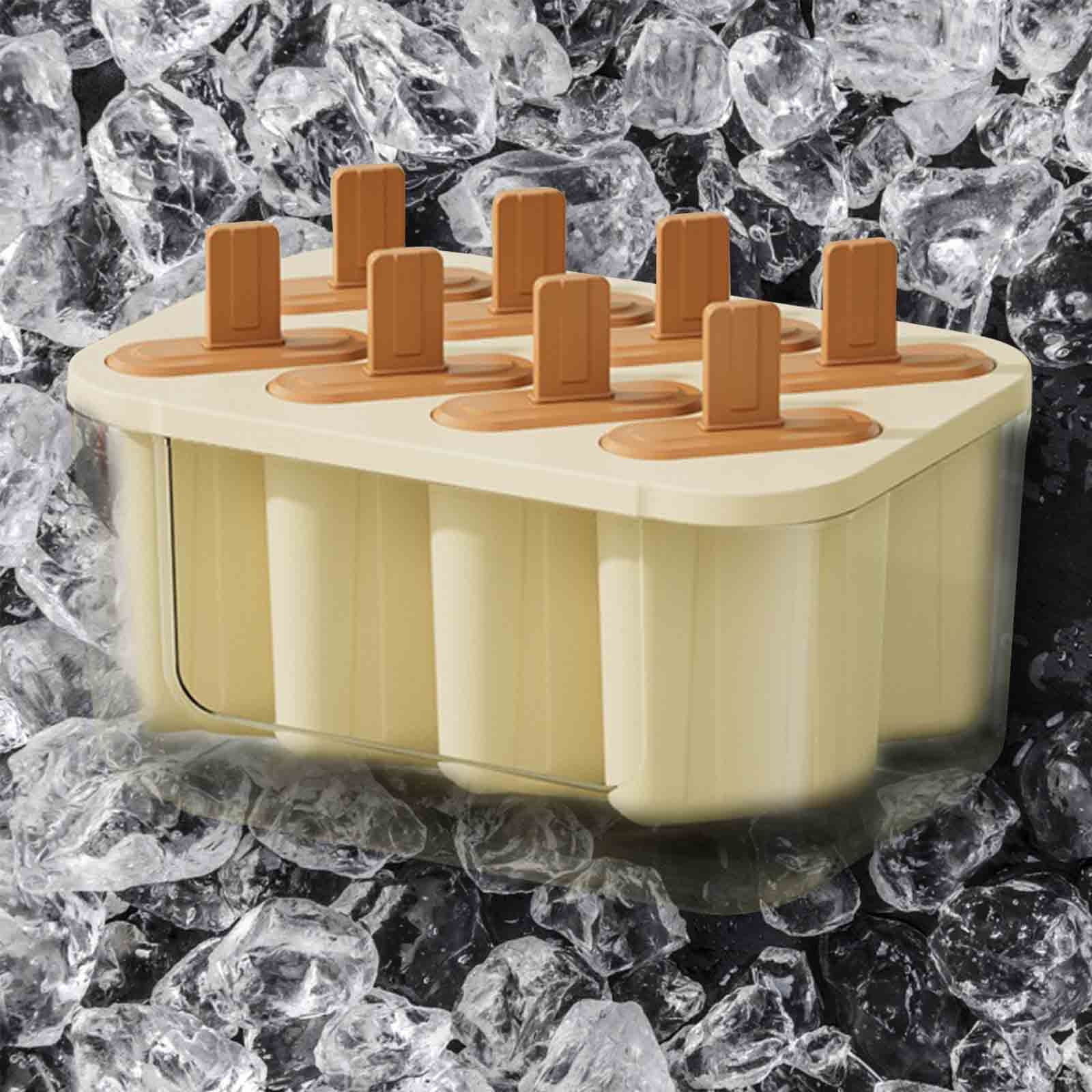 Tunhigl Sales Silica Gel Ice Tray Film with 22-cell Ice Box with Lid Food-grade Ice Maker Home Ice-cream Popsicle