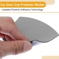 thumbnail image 5 of Unique Bargains 4 Pcs 79x89mm Universal 3D Car Door Cup Protector Sticker - Car Auto Door Handle Protective Film Anti-Scratches - Grey, 5 of 6