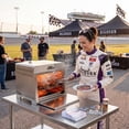 thumbnail image 6 of Big Horn Outdoor Silver Tabletop Propane Gas Grill with Adjustable Grill Grate, 6 of 10