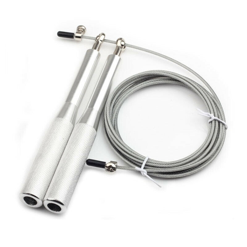 Details about   Adjustable 3M Aluminum Aerobic Exercise Skipping Jump Rope Bearing Fitness Speed 