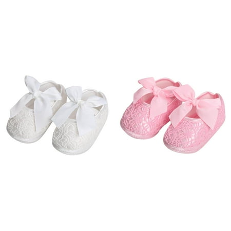 

(2-Pack) Children Toddler Shoes Girls Cleats Size 3 Spring and Summer Girls Dinosaur Shoes for Boys Floor Sports Shoes Elastic Size 3 Girls Shoes Belt on Ribbon Bow Light and Comfortable