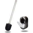 thumbnail image 1 of Escobilla de baño para WC, soporte de escobilla de baño desmontable montado en la pared, escobilla de baño para limpieza de habitaciones, diseño moderno decorativo - negro/, 1 of 5