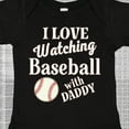 thumbnail image 4 of Inktastic Daddy Baseball Grandson Boys or Girls Baby Bodysuit, 4 of 5