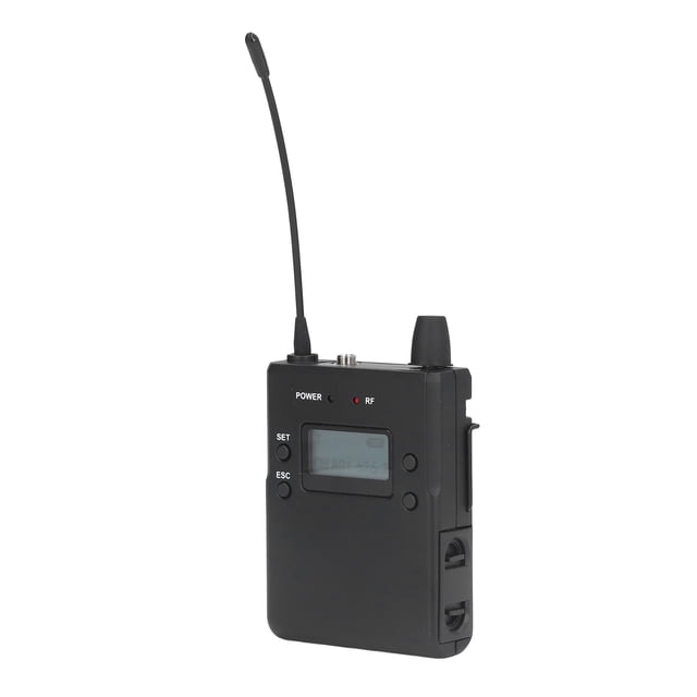 Monitor De Oído Inalámbrico, Bodypack Receptor De Monitor De Escenario Ilimitado Para Transmisión En Vivo Para Banda