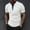 Tops-A218White, variant on Gamivast Mens Shirts Casual Stylish Vertical Striped Texture V-Neck Short Sleeve Henley Shirts Soft T Shirts Contrast Placket Design Muscle Fit Daily