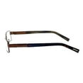 thumbnail image 2 of Dale Earnhardt Jr. 6773 Designer Reading Glasses in Brown. Custom made using eyeglass frames and optical grade reader lenses. +1.50, 2 of 5