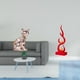 thumbnail image 2 of Estatua de gato, figura decorativa, escultura animal, adorno artístico para chimenea, figura abstracta de llama de resina, adorno de escritorio, regal, 2 of 8