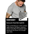 thumbnail image 5 of COOFANDY Men's Gym Shirts Fitted Fitness Tee Bodybuilding Workout T-Shirt, 5 of 6
