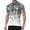 Gray, variant on Men's Cycling Jersey Gradient Splash Fire Print Quick Dry Breathable Workout Slim Fit Bike Shirt Short Sleeve Training Cycling Jersey Blue S