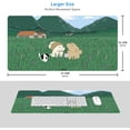thumbnail image 3 of Cute Desk Mat Kawaii Mousepad Anime Aesthetics Desk Pad XXL Cute Checke and Mouse Pad Computer Keyboard Mat Office Desk Pad Protector .&#X.&#, 3 of 7