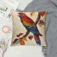thumbnail image 2 of Orinice Bird Branch Leaves Graphic Decorative Pillow Cover for Home Couch Living Room Bed Sofa 12x12in, 2 of 5
