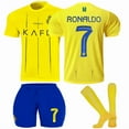 thumbnail image 1 of 23-24 Al-Nassr FC football kits Set no.7 Ronaldo adult XS adult XS, 1 of 2