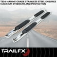 thumbnail image 2 of TrailFX A7086S TFX 5" Oval Bent Side Bars NERF BAR OVAL 5", 2 of 2