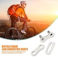 thumbnail image 1 of Durable 2 uds piezas de hebilla mágica cadena de bicicleta conector de eslabones juntas resistentes al desgaste 50 # acero MTB bicicleta de carretera hebilla de cadena, 1 of 4