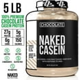 thumbnail image 4 of Naked Chocolate Casein - Chocolate Micellar Casein Protein - 5 Pound Bulk, Gmo-Free, Gluten-Free, Soy-Free, Preservative-Free - Stimulate Muscle Growth - Enhance Recovery - 60 Servings, 4 of 5