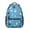 Multicolor Cat Sticker, variant on Space Cat and Galaxy Black Pattern Backpack for School, Cute School Bag with Adjustable Shoulder Straps and Padded Back, 15.3"x11"x6.7"