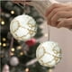 thumbnail image 1 of Adorno colgante de espuma para árbol de Navidad con perlas - Decoración colgante de 8 cm en blanco, rosa, azul, dorado, rojo - 1 pieza de decoración navideña, 1 of 6