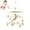 cream coloured, variant on Baby Crib Mobile Wind Chime – Wooden Bed Bell Hanging Pendant, Soothing Toy for Newborns, Nursery Decoration, Peach