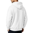 thumbnail image 4 of Mens Oversized Zip Up Hoodies Fleece Sweatshirts Long Sleeve Solid Jacket with Pockets, 4 of 7