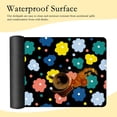 thumbnail image 3 of Vintage Groovy Flowers Gaming Mouse Pad 35 x 15.7 Inch Extended Large Size Desk Mat with NonSlip Base, Ideal for Home Office and Computer Use, 3 of 6
