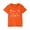 Orange, variant on Girls Summer Clothes Casual Summer Tops Floral Print Blouse Round Neck Short Sleeve Tee Shirts for Toddlers Loose Fit Summer Clothes Soft Pink 7 Years