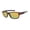 Black & Red, variant on Men's 5068SP Sporty UV400 Protective Wrap Rectangular Sunglasses, Cool Gifts for Him, 57 mm