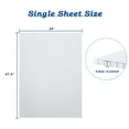 thumbnail image 4 of Aoodor 6Pcs 24'' (W) x 48'' (L) x 0.32'' Polycarbonate Greenhouse Panels,  Waterproof UV Protected Reinforced Sheets, Outdoor Garden and Greenhouse Covering, Multi-wall Clear Sheets, 4 of 8