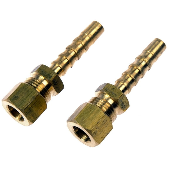 Dorman 800-036 Fuel Line Adapter - 5/16 In. Steel to 5/16 In.(8mm) Nylon Tubing  (Pack of 2)
