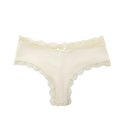thumbnail image 1 of XmhyTop Pack de 5 Calzoncillos Hipster Mujer,Transpirable con Detalles de Encaje, Braguitas Sexy y Cómodas para Todo Día，Estilo C,Talle XL Amarillo pálido, 1 of 5
